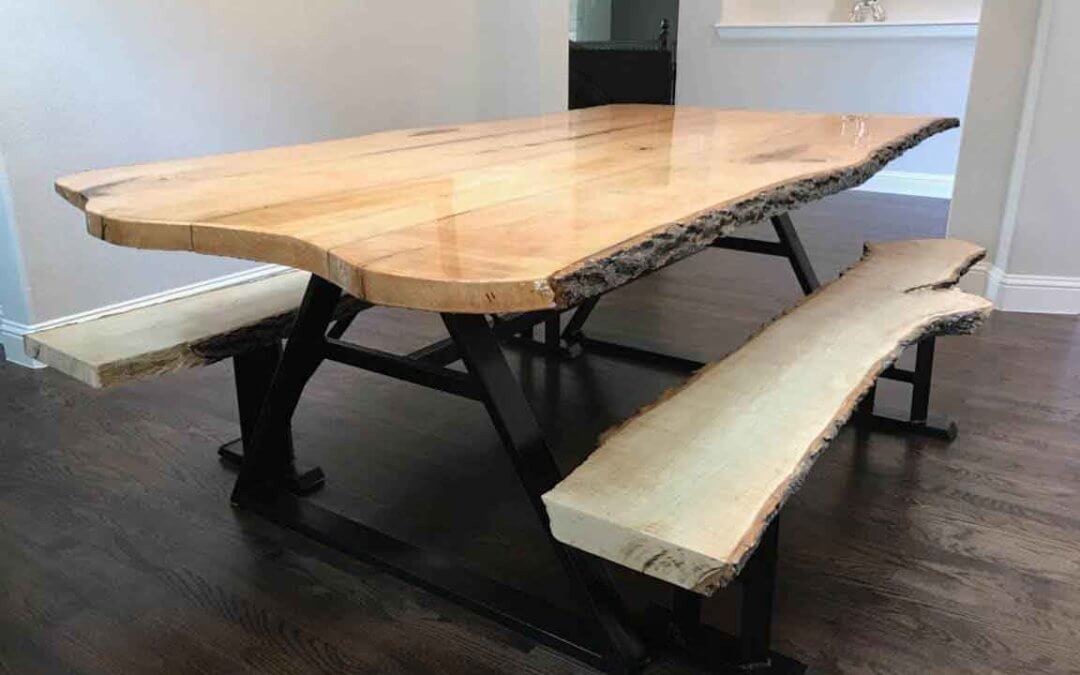 Ash Table w/ Natural Edges