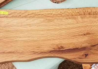 White Oak Charcuterie Board with Edge Handle Grooves